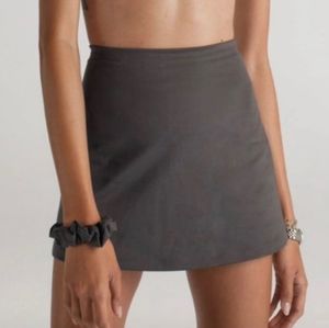 Girlfriend collective High-rise moon skort